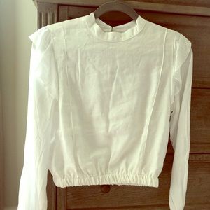 NWT Legoe . Heritage maternity Manila Crop Shirt